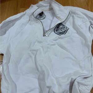 White Women's Crew Neck Sweater